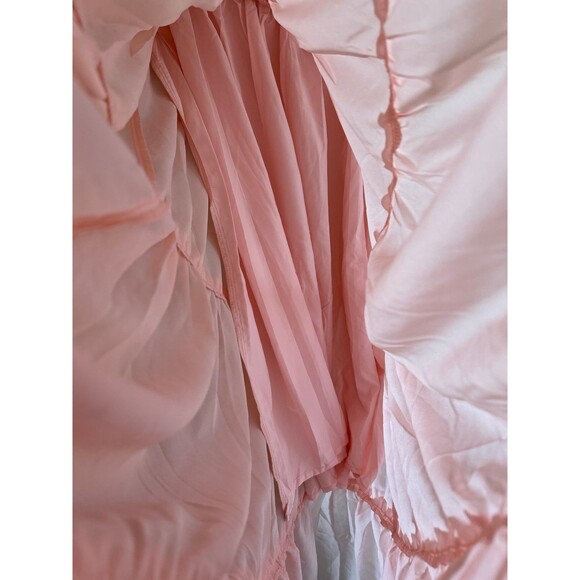 Women's Casual Slit Wrap Asymmetrical Elastic High Waist Maxi Draped Skirt Dress - Picture 5 of 5